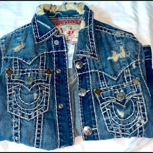 ✨True Religion Jimmy Super Tee Denim Jacket